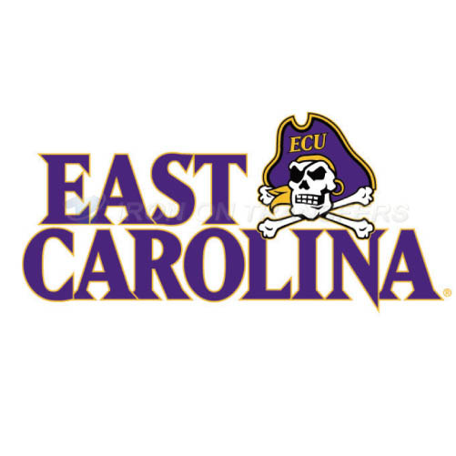 East Carolina Pirates Logo T-shirts Iron On Transfers N4310 - Click Image to Close